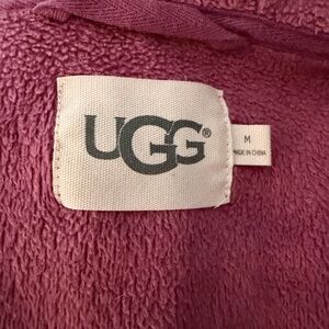 RARE- UGG Australia Fleece - Full Zip Hoodie  - Rose/Mauve